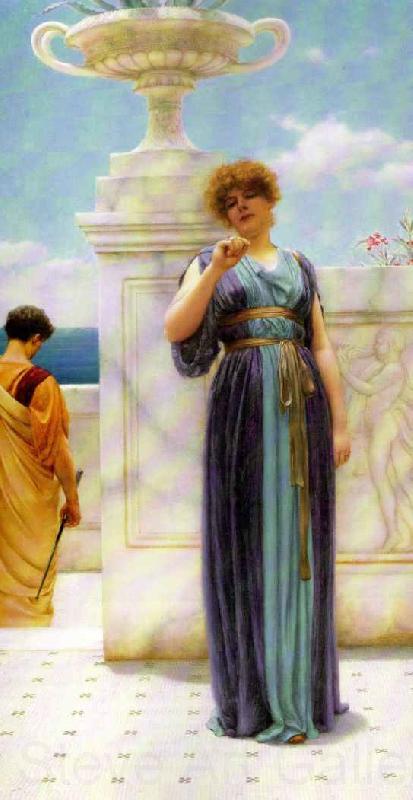 John William Godward The engagement ring Germany oil painting art